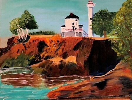 Lighthouse on Mayne Island